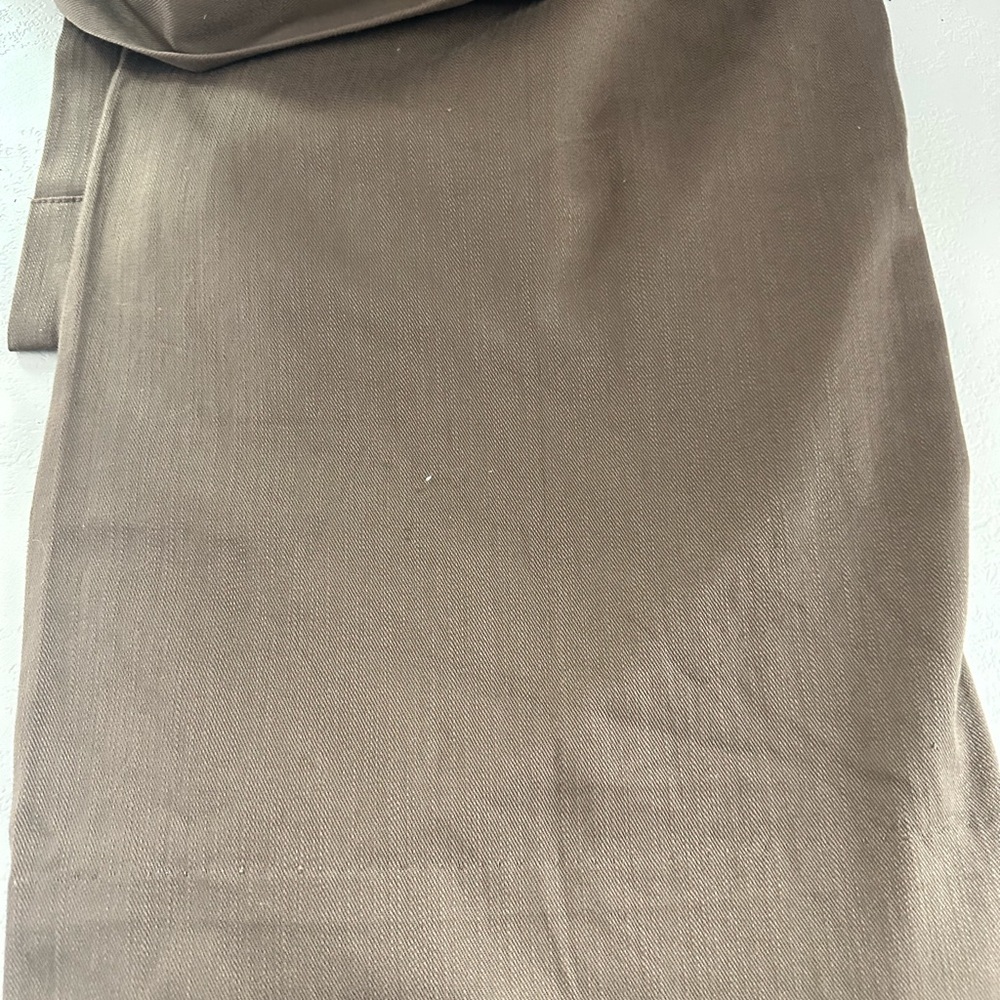 Restoration Hardware size 50” x 84” brown cotton panel - Picture 3 of 4